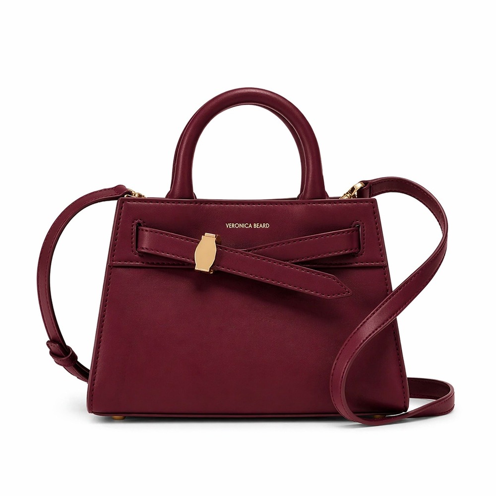 Veronica Beard Mini Dash Leather Top Handle Bag | NWT